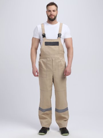 Костюм Лигор-2 СОП (тк.Смесовая,210) п/к, бежевый/т.серый