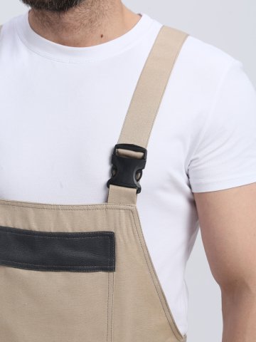 Костюм Лигор-2 СОП (тк.Смесовая,210) п/к, бежевый/т.серый