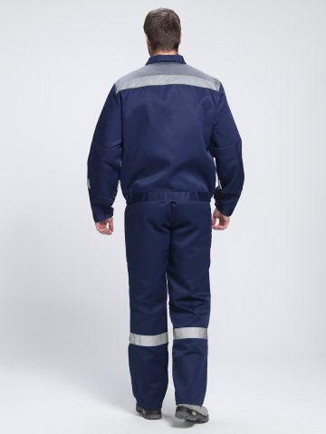 Костюм Лигор-2 СОП (тк.Смесовая,210) п/к, т.синий/серый