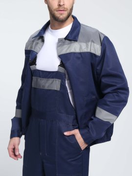 Костюм Лигор-2 СОП (тк.Смесовая,210) п/к, т.синий/серый