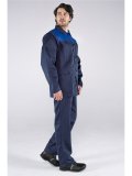 Костюм Стандарт (тк.Смесовая,210) брюки, т.синий/васильковый