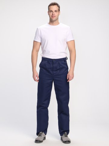 Брюки для ИТР (тк.Смесовая,210), т.синий