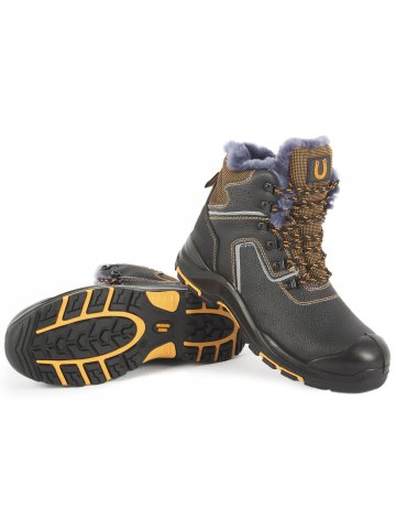 Ботинки высокие (нат.мех) PERFECT PROTECTION КП МС ПУ/Нитрил (арт. PRB4N-CKW)