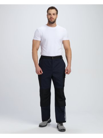 Брюки Милан CH (тк.Смесовая,260), т.синий/черный