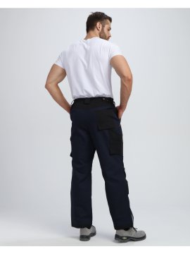 Брюки Милан CH (тк.Смесовая,260), т.синий/черный