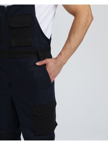 Полукомбинезон Милан CH (тк.Смесовая,260), т.синий/черный