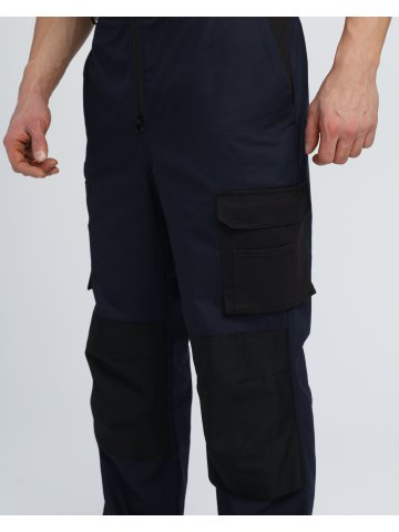 Полукомбинезон Милан CH (тк.Смесовая,260), т.синий/черный