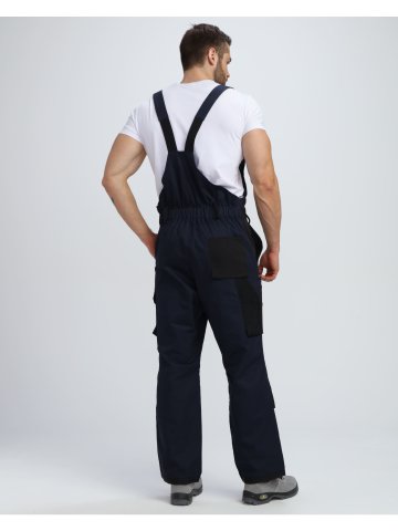 Полукомбинезон Милан NEW CH МВО (тк.Смесовая,270), т.синий/черный