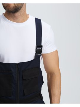 Полукомбинезон Милан NEW CH МВО (тк.Смесовая,270), т.синий/черный