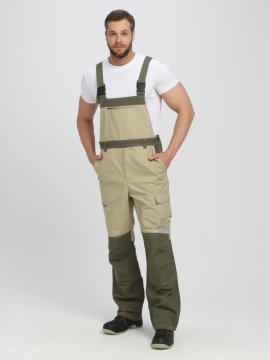 Полукомбинезон Челси CH (тк.Канвас,270), хаки/бежевый