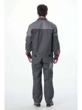 Костюм Союз-Профессионал-2 CH МВО (тк.Смесовая,240) п/к, т.серый/св.серый/красный