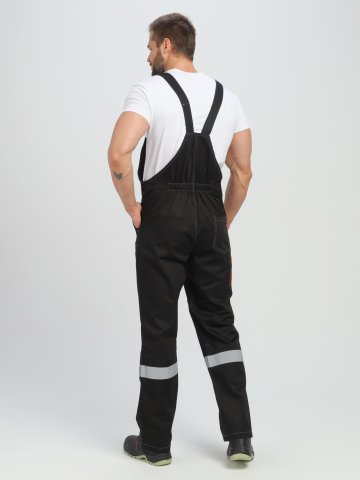 Костюм Виват-2 Премиум CH МВО (тк.Смесовая,240) п/к, черный/оранжевый