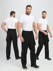 Брюки ProfLineLeader (тк.Софтшел), черный