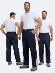 Брюки Милан NEW CH МВО (тк.Смесовая,270), т.синий/черный