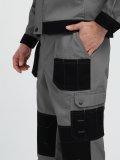 Костюм Вестгард-1 (тк.Канвас,260) брюки, т.серый/черный